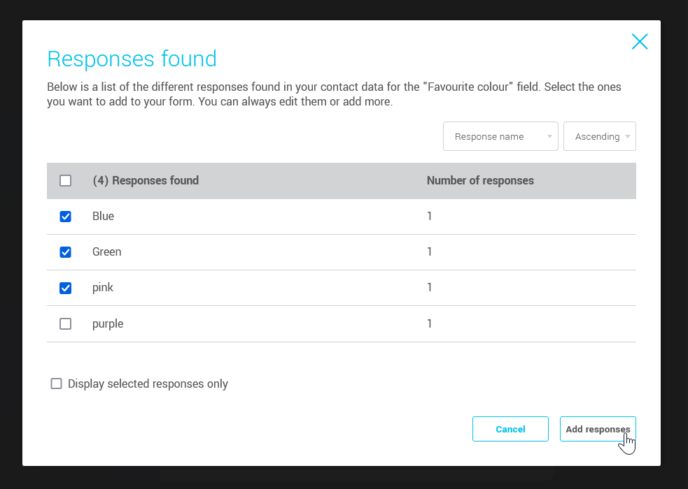 Answers found with auto-generated data